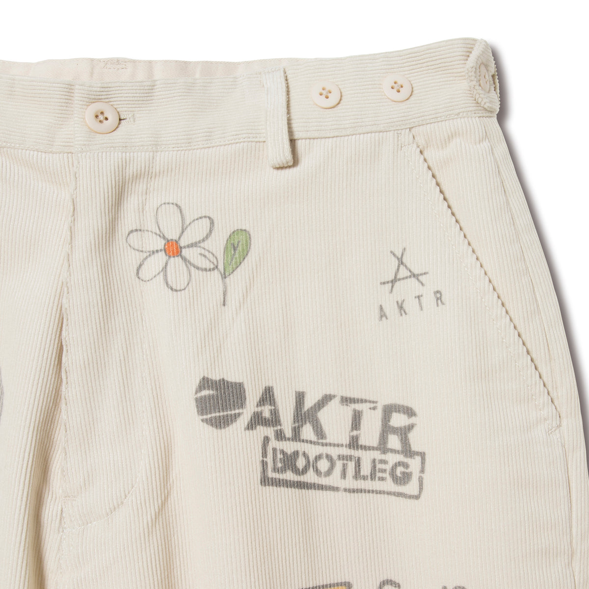 ADJUST FIT MEMORIAL PANTS ECRU – AKTR OFFICIAL