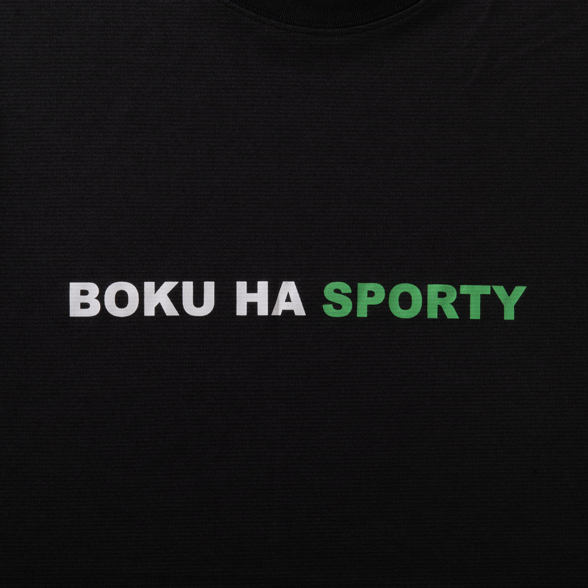 BOKU HA SPORTY SPORTS TEE BK – AKTR OFFICIAL
