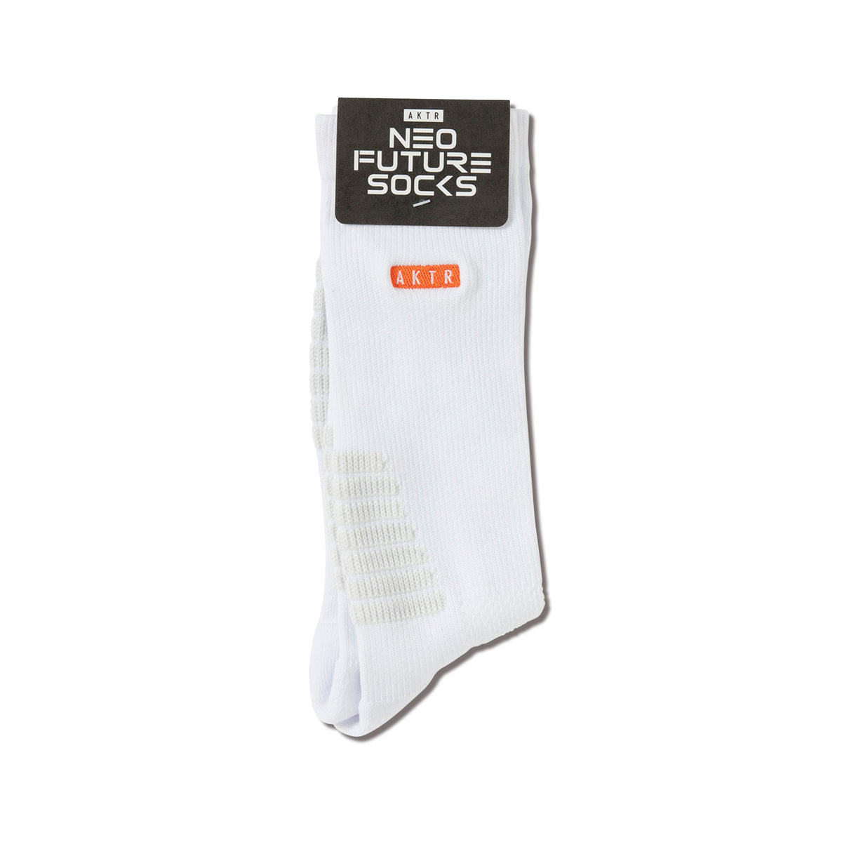 AKTR LOGO NEO FUTURE SOCKS WH – AKTR OFFICIAL