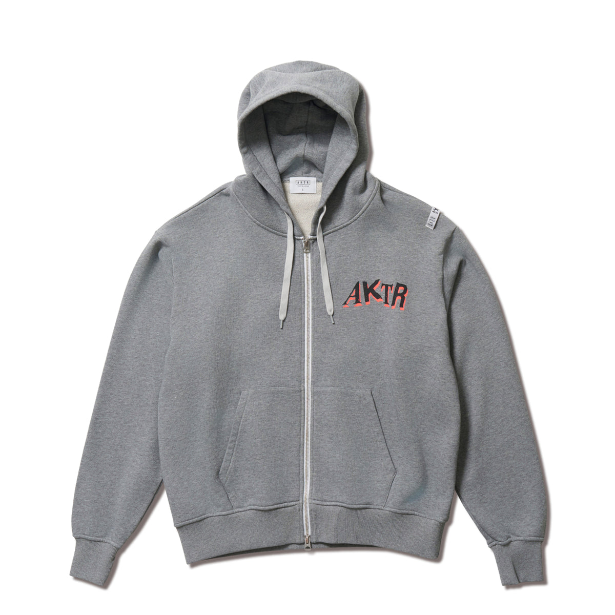 F.A DESTROY BALL AGED ZIP HOODIE GY – AKTR OFFICIAL