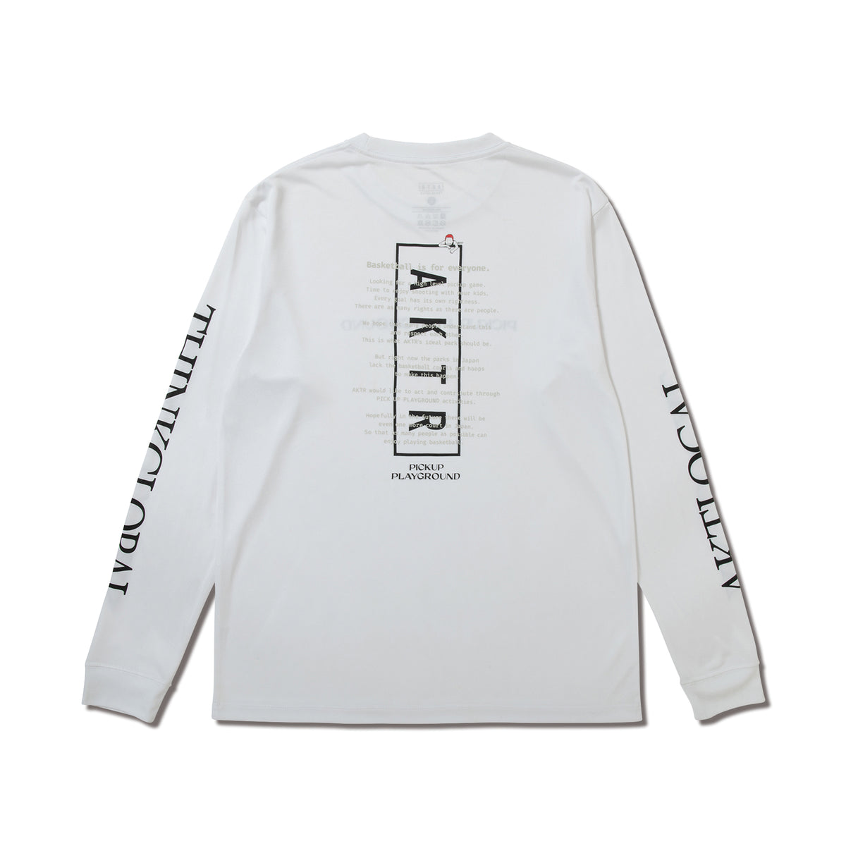 AKTR PUP PEACEBALL LS SP TEE WH – AKTR OFFICIAL