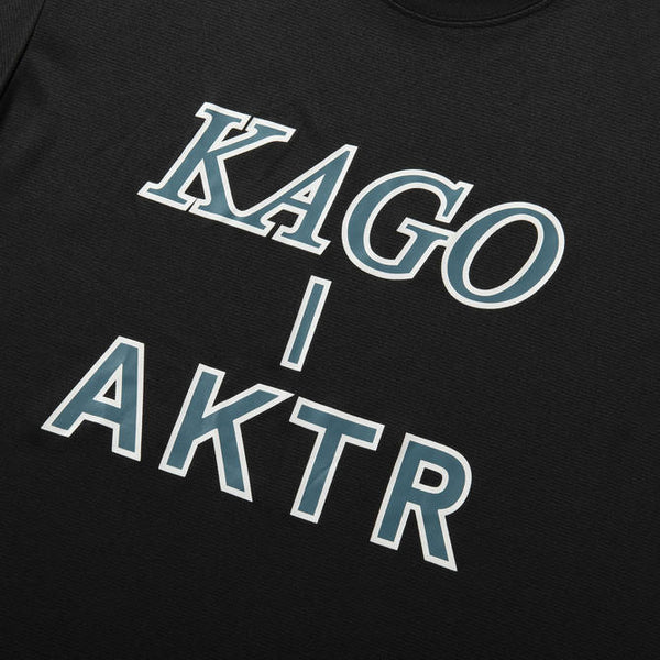 KAGO-AKTR BIG LOGO SPORTS TEE BK