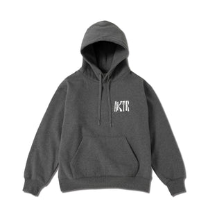 AKTR ロゴパーカー　黒 パーカー AKTR LOGO SWEAT PULLOVER HOODIE（アクター ロゴ