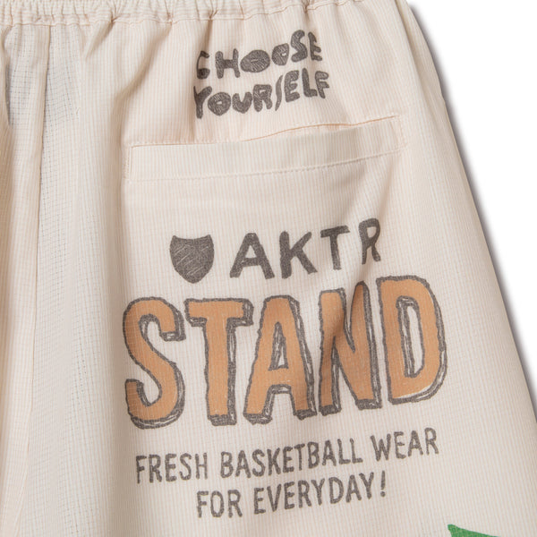 MEMORIAL 5.5-INCH SHRT WD PNTS ECRU