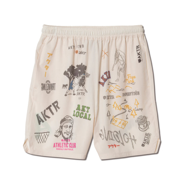 MEMORIAL 5.5-INCH SHRT WD PNTS ECRU