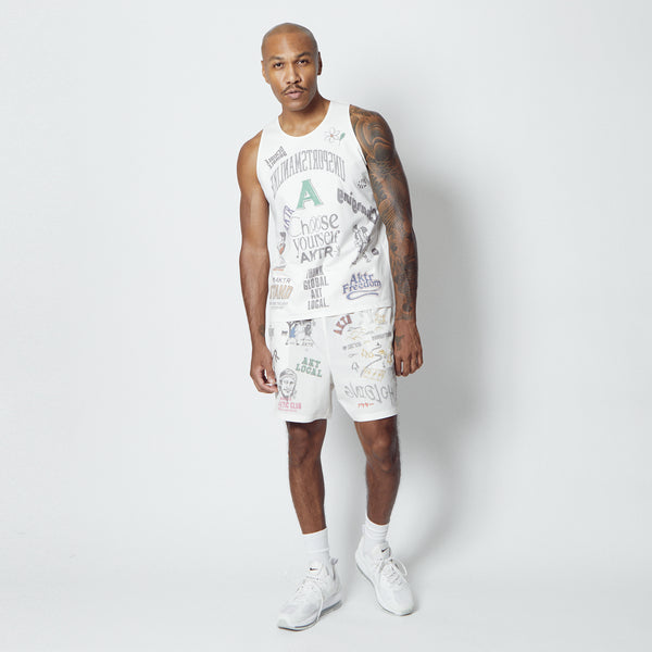 MEMORIAL 5.5-INCH SHRT WD PNTS ECRU