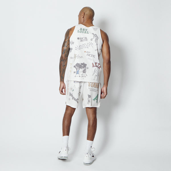 MEMORIAL 5.5-INCH SHRT WD PNTS ECRU