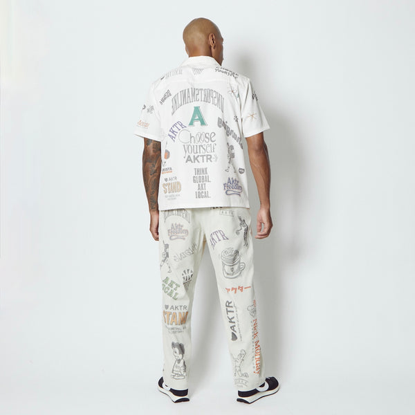 ADJUST FIT MEMORIAL PANTS ECRU