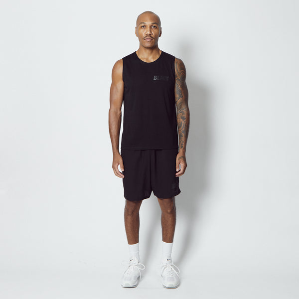 C.Y.C. SLEEVELESS T/C TEE BK