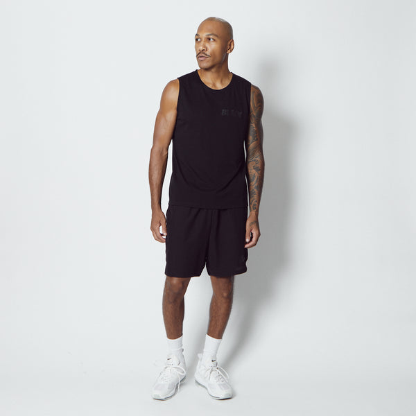 C.Y.C. SLEEVELESS T/C TEE BK