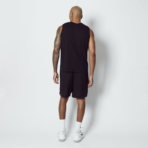 C.Y.C. SLEEVELESS T/C TEE BK