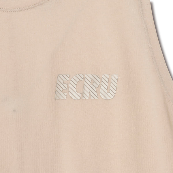 C.Y.C. SLEEVELESS T/C TEE ECRU