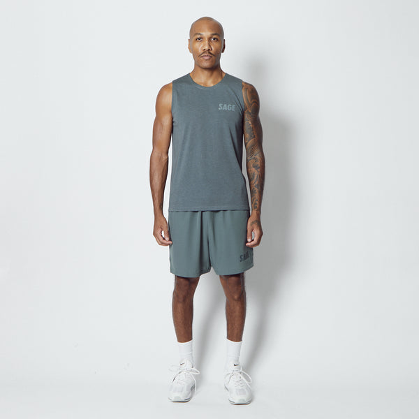 C.Y.C. SLEEVELESS T/C TEE SG