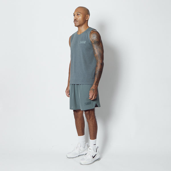 C.Y.C. SLEEVELESS T/C TEE SG