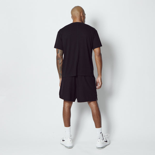 C.Y.C. LOOSE FIT T/C TEE BK