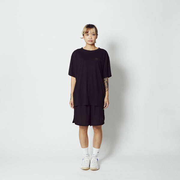 C.Y.C. LOOSE FIT T/C TEE BK