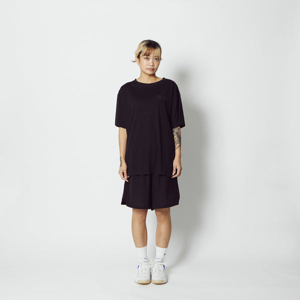 C.Y.C. LOOSE FIT T/C TEE BK