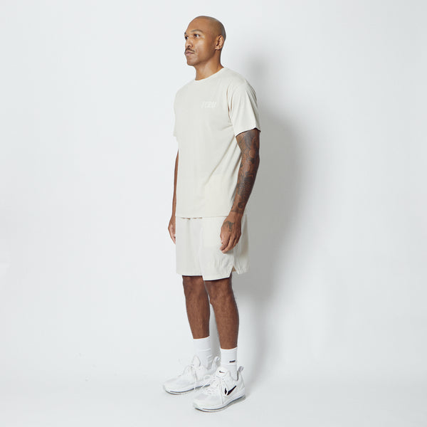 C.Y.C. LOOSE FIT T/C TEE ECRU