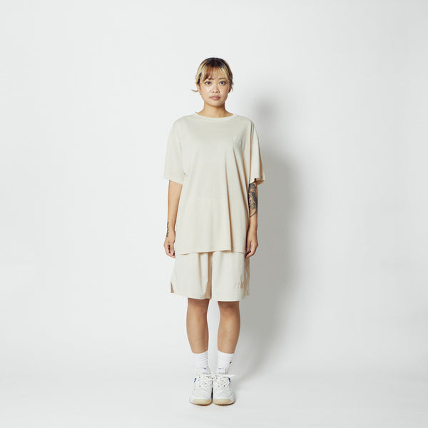 C.Y.C. LOOSE FIT T/C TEE ECRU