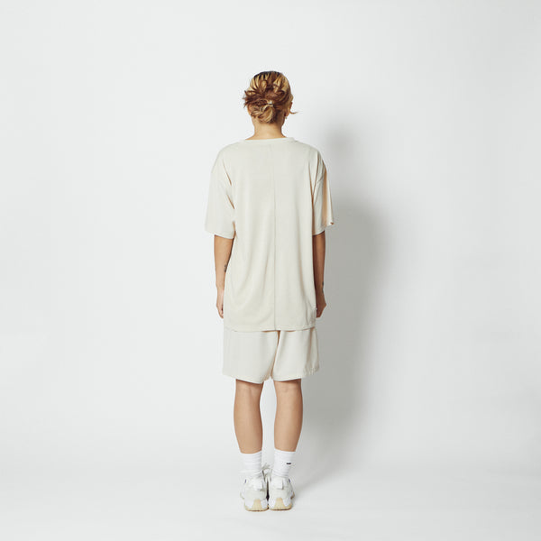 C.Y.C. 5.5-INCH SHRT WD PNTS ECRU