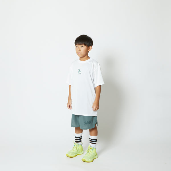 KIDS TRI-LINE SPORTS TEE WH