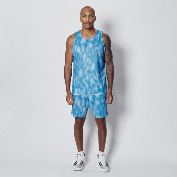 MELT CAMO REVERSIBLE TANK  BLxWH