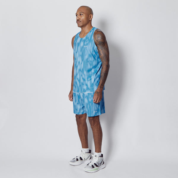 MELT CAMO REVERSIBLE TANK  BLxWH