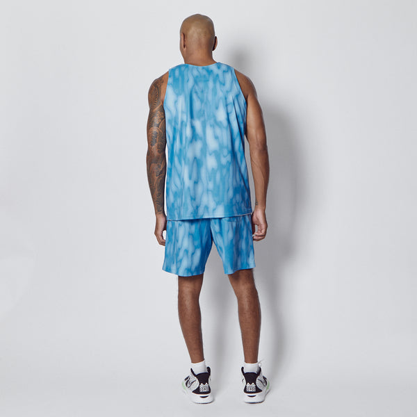 MELT CAMO REVERSIBLE TANK  BLxWH