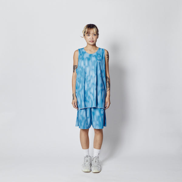 MELT CAMO REVERSIBLE TANK  BLxWH