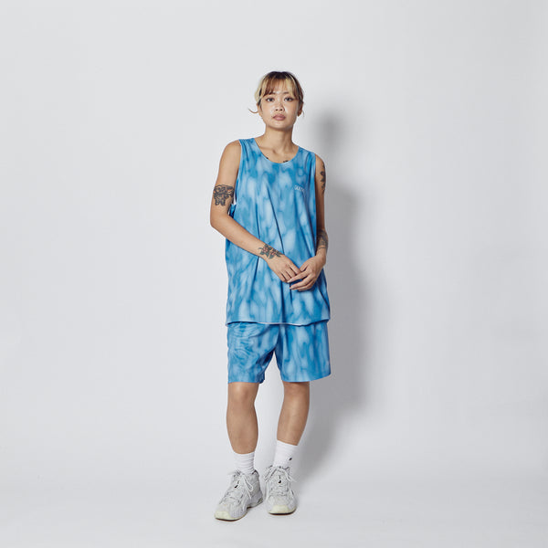 MELT CAMO REVERSIBLE TANK  BLxWH