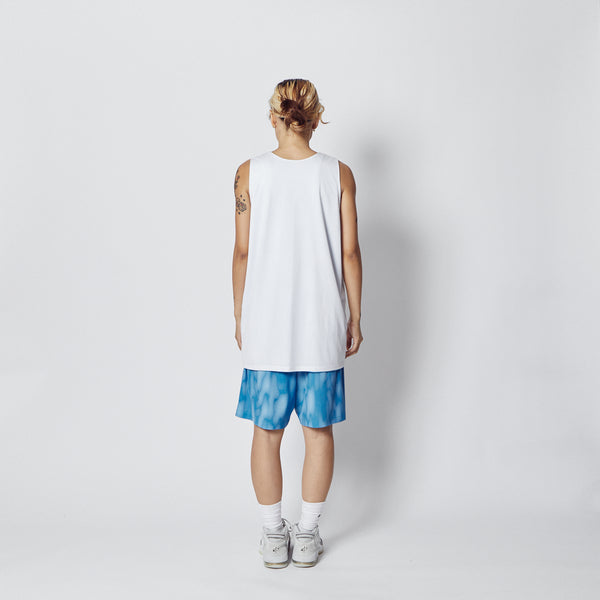 MELT CAMO REVERSIBLE TANK  BLxWH