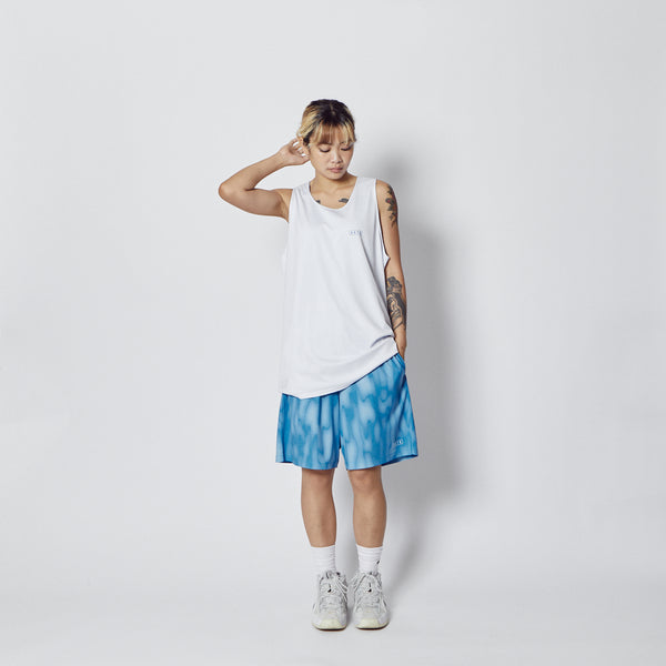 MELT CAMO REVERSIBLE TANK  BLxWH