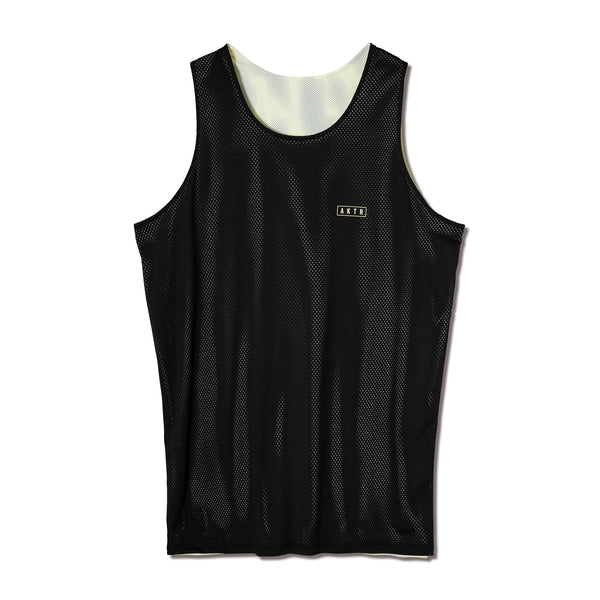 MELT CAMO REVERSIBLE TANK ECRUxBK