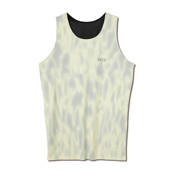 MELT CAMO REVERSIBLE TANK ECRUxBK