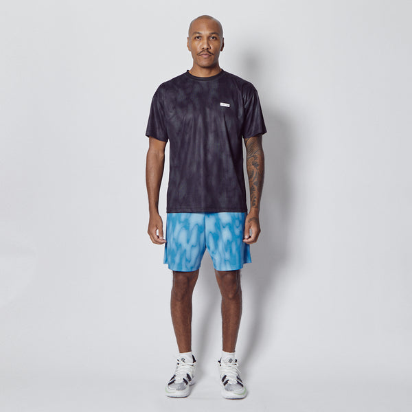 MELT CAMO LOOSE FIT SPORTS TEE BK