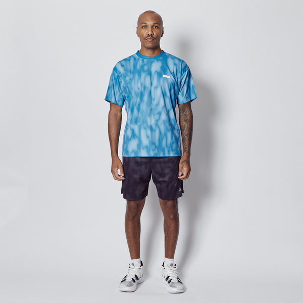 MELT CAMO LOOSE FIT SPORTS TEE BL