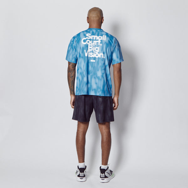 MELT CAMO LOOSE FIT SPORTS TEE BL