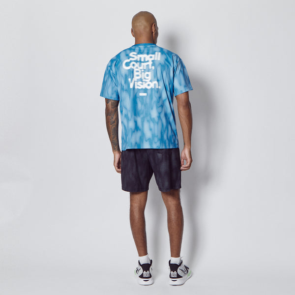 MELT CAMO LOOSE FIT SPORTS TEE BL