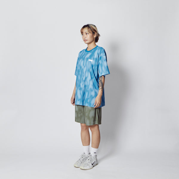 MELT CAMO LOOSE FIT SPORTS TEE BL