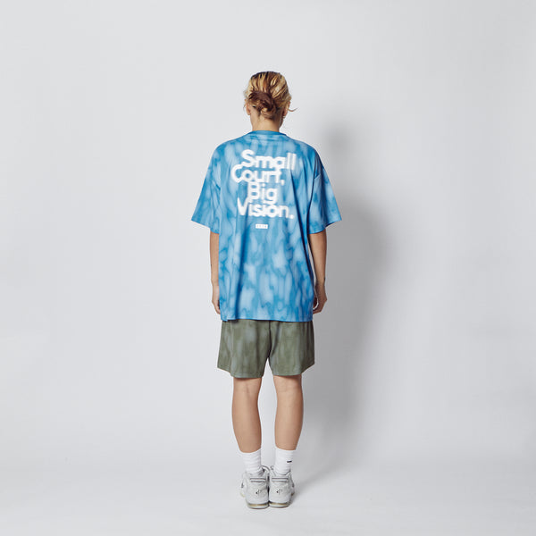 MELT CAMO LOOSE FIT SPORTS TEE BL