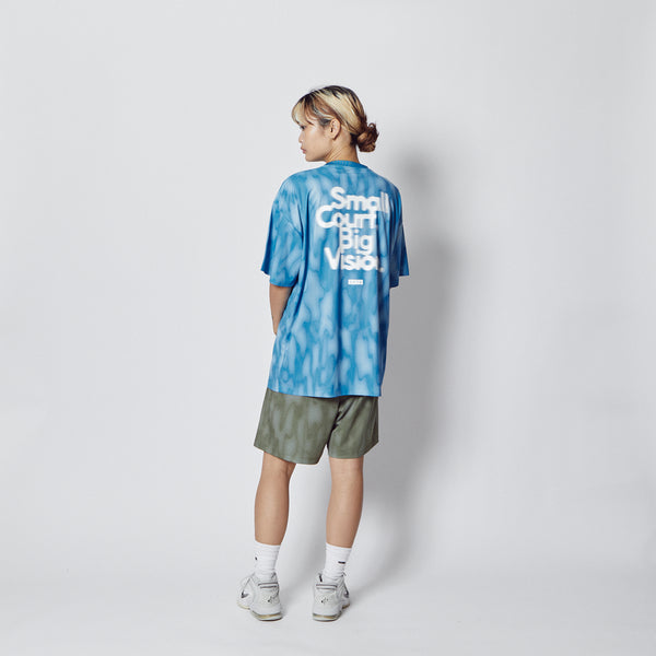 MELT CAMO LOOSE FIT SPORTS TEE BL