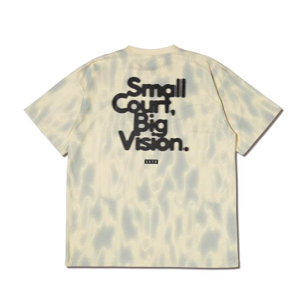 MELT CAMO LOOSE FIT SPORTS TEE ECRU