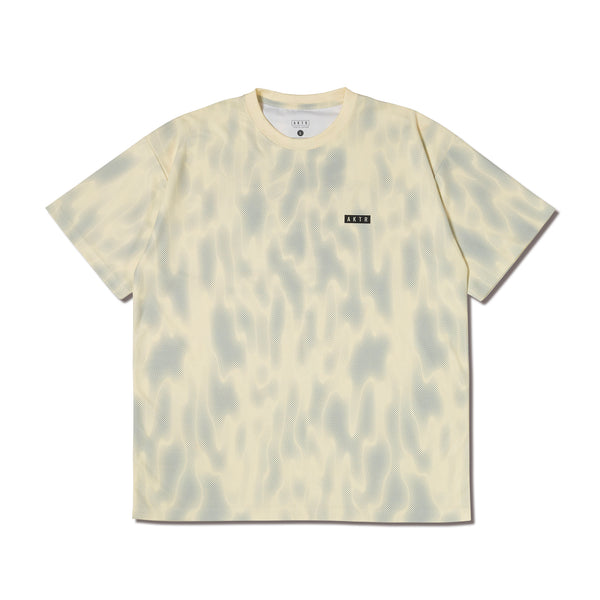 MELT CAMO LOOSE FIT SPORTS TEE ECRU