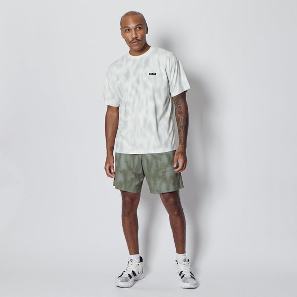 MELT CAMO LOOSE FIT SPORTS TEE ECRU