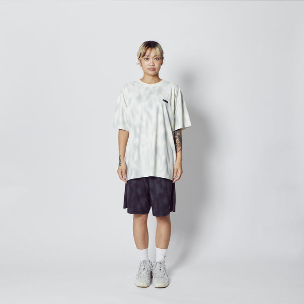 MELT CAMO LOOSE FIT SPORTS TEE ECRU