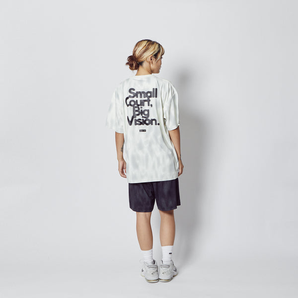 MELT CAMO LOOSE FIT SPORTS TEE ECRU