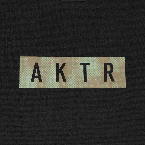 MELT CAMO BOX LOGO SPORTS TEE BK