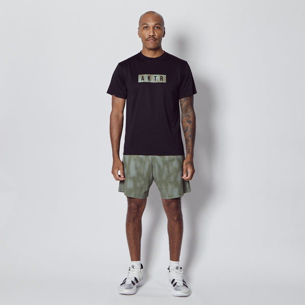 MELT CAMO BOX LOGO SPORTS TEE BK