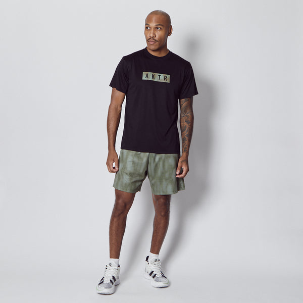 MELT CAMO BOX LOGO SPORTS TEE BK