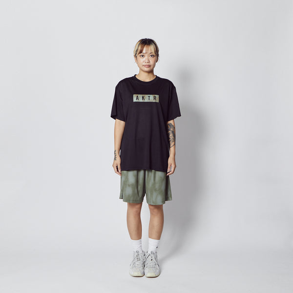 MELT CAMO BOX LOGO SPORTS TEE BK